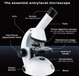 Microscope with Smartphone Adapter