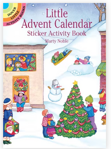 Little Advent Calendar Sticker Book