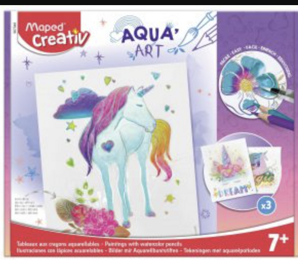 Water Color Paintings - Unicorns