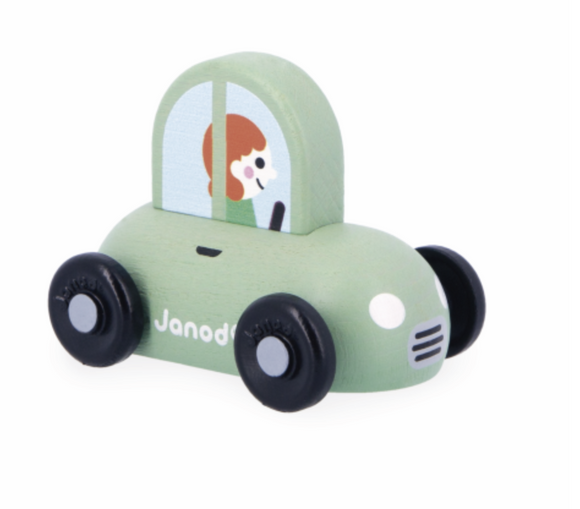 Cross Roads - Green Sports Car