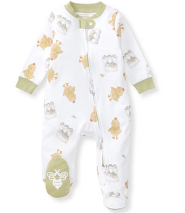 Farm Fresh Sleep & Play Footed - Sprout