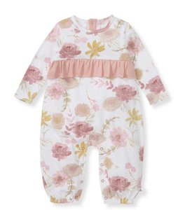 Vacay Floral Jumpsuit - Terracotta