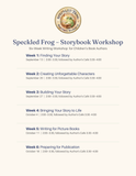 Speckled Frog -  Storybook Workshop - Earlybird Registration