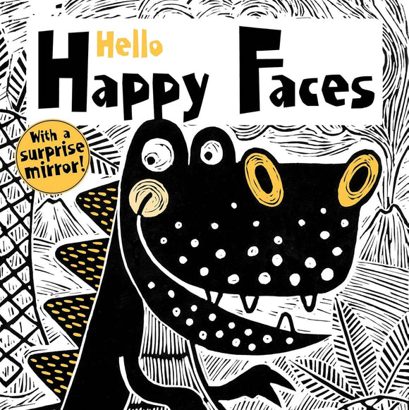 Hello Happy Faces - High Contrast Board Book