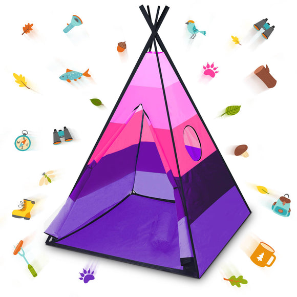 Happy Hut Play Tent - Pink/Purple