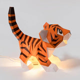 Baby Tiger Origami Model