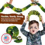 Dinosaur Race Car Track Set