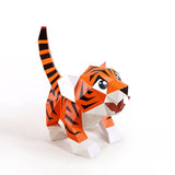 Baby Tiger Origami Model