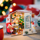 DIY Miniature House Kit: Christmas Snow House