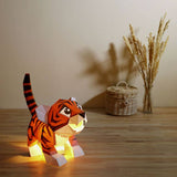 Baby Tiger Origami Model