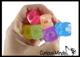 Pack of 6 Gummy Bear Squishy Fidget Pencil Toppers