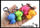 Axolotl  Clip For Keychain, Backpack