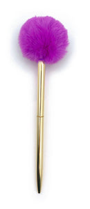 PLUSHEST POM POM PEN - PURPLE