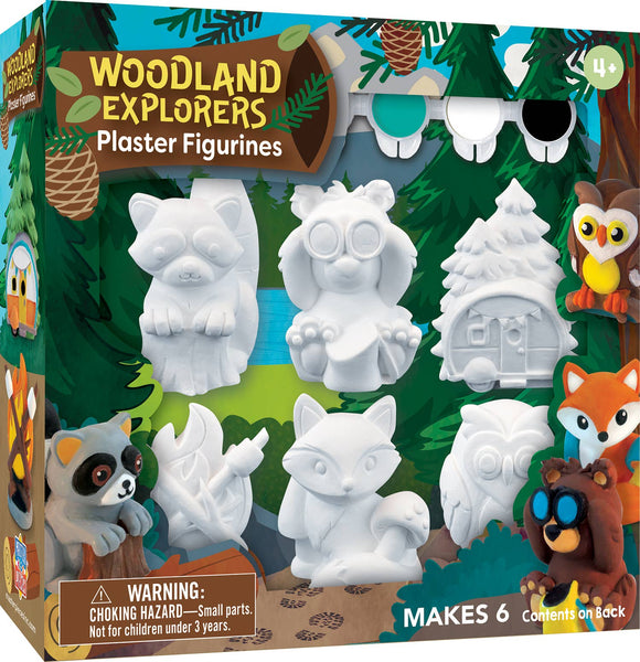 Woodland Explorers - Plaster Figurine Paint Set