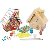 Gingerbread House Wood Paint Set