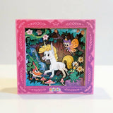 3D Coloring Slides  - Unicorn