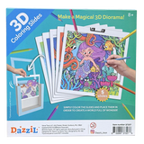 3D Coloring Slides  - Mermaid