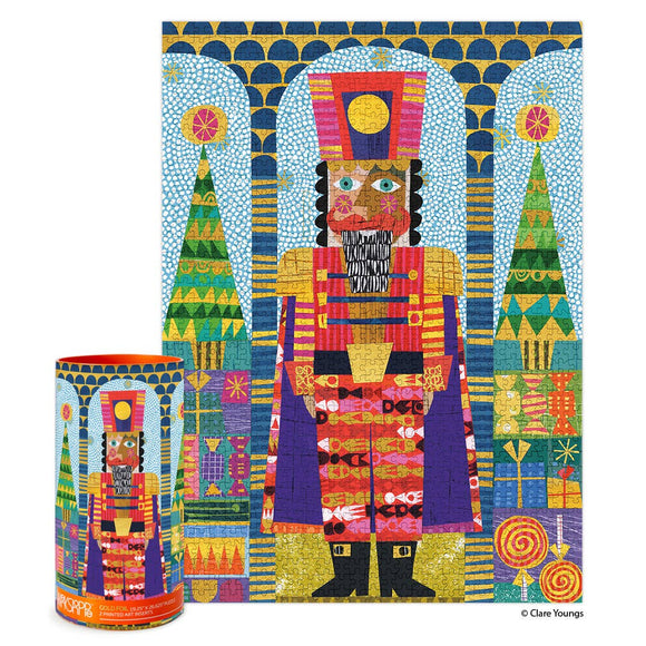 Festive Nutcracker Gold Foil | 1000 Piece Holiday Puzzle