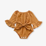 Bow Knot Baby Romper