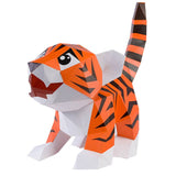 Baby Tiger Origami Model