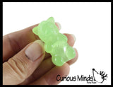 Pack of 6 Gummy Bear Squishy Fidget Pencil Toppers