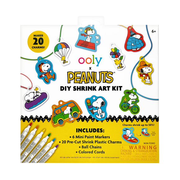 OOLY x Peanuts DIY Shrink Art Kit