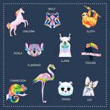 My Sticker Paintings: Cool Animals -Children's Activity Book