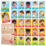 Emotions and Actions Flash Cards Montessori