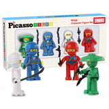 4 Piece Ninja Character Figure Set