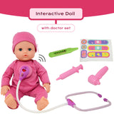 Baby Doll Toy Doctor Kit Set 18"