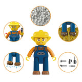 4 Piece City Builder Character Figure Set