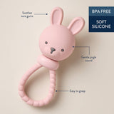*NEW* Pink Bunny Sweetie Rattle™
