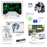 Police Robot Glow in The Dark 3-in-1 Toys (279 pc) Voltroid