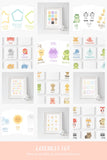 Counting Flashcards, Numbers 1 to 20