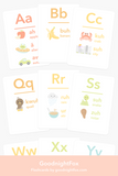 Letter Sounds Phonics Flashcards