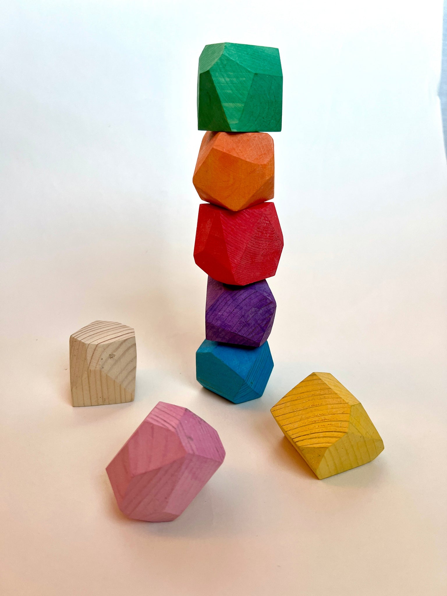 Blocks With Rocks Tumi-ishi Balancing Rock Blocks- 16 pieces – Speckled Frog Toys & Books