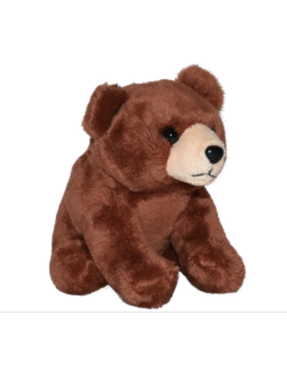 Pocketkins Bear Brown Stuffed Animal  5