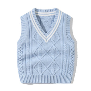 Knitted Spring Sweater Vest