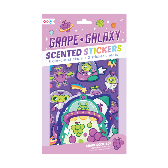 Scented Scratch Stickers : Grape Galaxy
