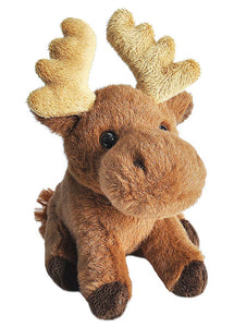 Pocketkins Moose Stuffed Animal  5"