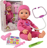 Baby Doll Toy Doctor Kit Set 18"