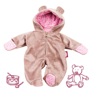 Gotz One Piece Teddybear Pajamas baby doll clothing 13" doll