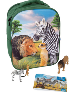 Wildlife Playscape Backpack with 3 Animals