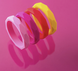 Geometric Silicone Teething Bracelet for Moms