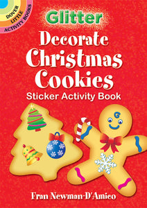 Glitter Decorate Christmas Cookies