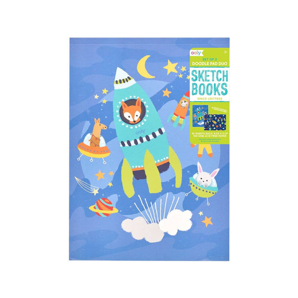 Doodle Pad Duo Sketchbook: Space Critters - set of 2