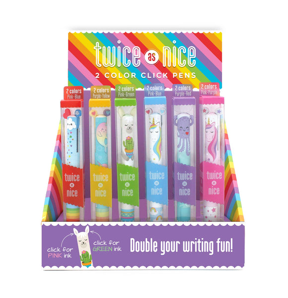 Twice as Nice -2 Color Click Pen