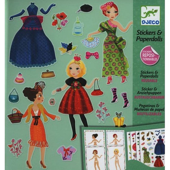 Reusable Stickers & Paperdolls-Massive Fashion