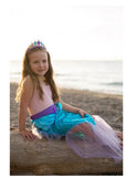 Mermaid Glimmer Skirt with Tiara