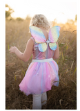 Rainbow Sequin Skirt, Wings and Wand